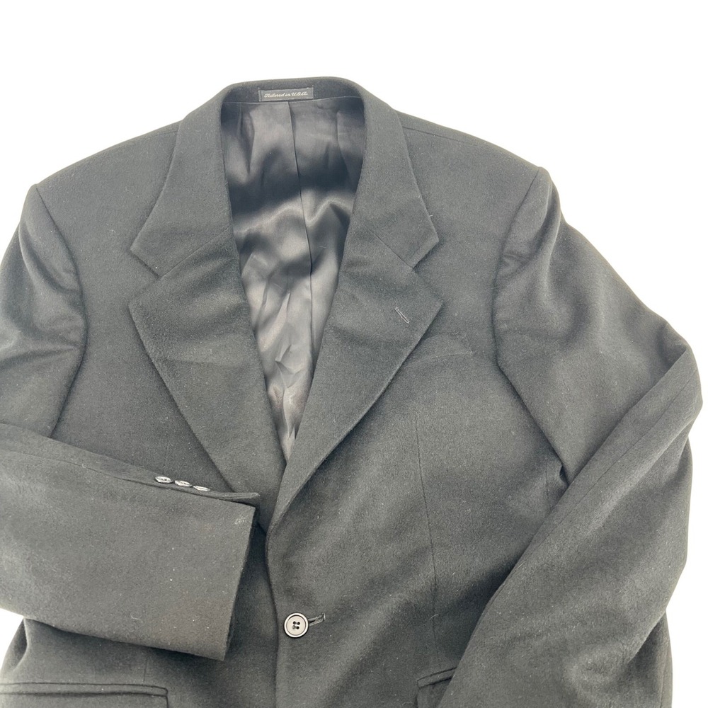 Amherst & Brock‎ Made in USA Black Camelhair Blazer Today's Man 38R